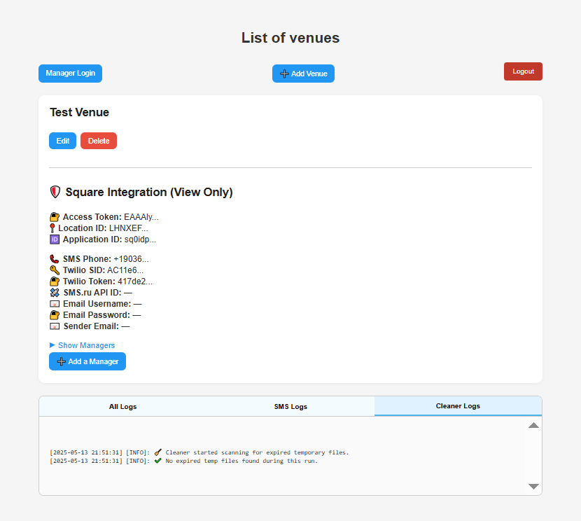 UI logs